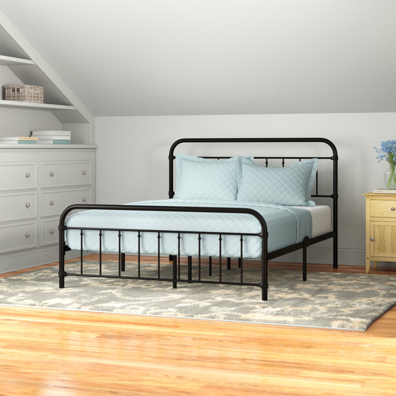 Wayfair brass bed discount